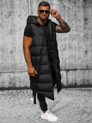 Herren Weste Schwarz OZONEE O/M3201