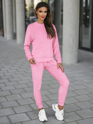 Damen Velours Sportanzug Puderrosa OZONEE O/8C1173/38