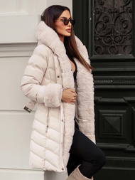 Damen Jacke Ecru OZONEE JS/5M3156/254Z