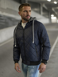 Herren Jacke Dunkelblau OZONEE JS/8M986/215Z