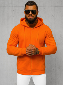 Herren Kapuzenpullover Orange OZONEE JS/2008Z