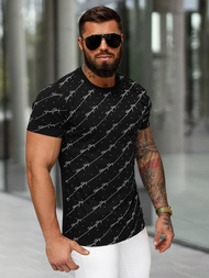 Herren T-shirt Schwarz OZONEE O/QQ1323