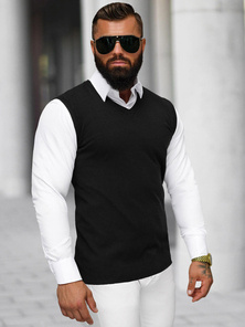 Herren Pullover Schwarz OZONEE NB/MM6005/4Z