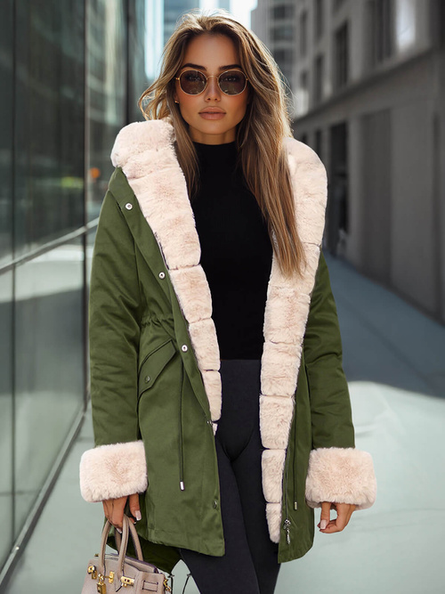 Damen Jacke Grün OZONEE JS/M763/136Z