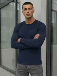 Herren Longsleeve Marineblau OZONEE JS/DB71/5