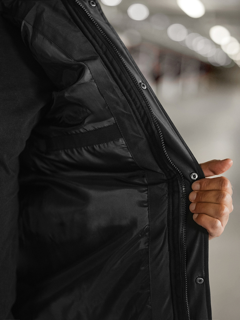 Herren Jacke Schwarz OZONEE JS/57M7503/392