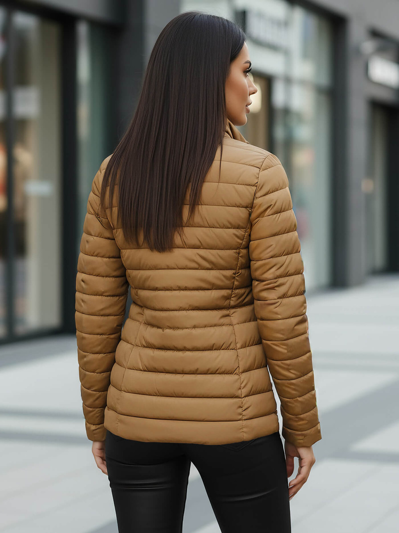 Damen Jacke Dunkelbeige OZONEE JS/16M9109/84Z