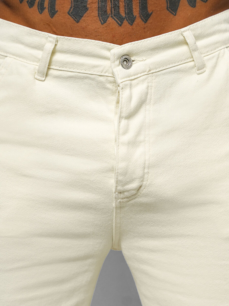 Herren Hose Ecru OZONEE DO/4001