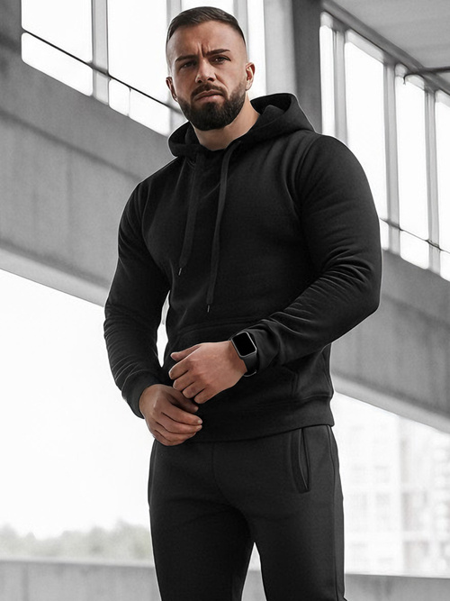 Herren Sportanzug Schwarz OZONEE JS/68C10381/3Z