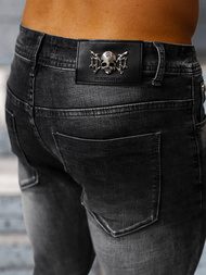 Herren Jeanshose Schwarz OZONEE NB/MP0169G