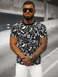 Herren T-shirt Schwarz OZONEE JS/8T1205/3