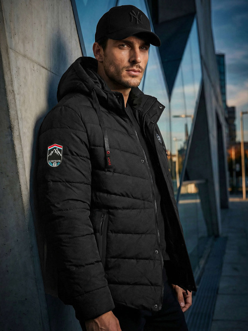 Herren Jacke Schwarz OZONEE JS/31M5081/392