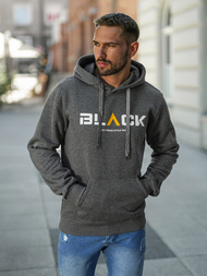 Herren Kapuzenpullover Dunkelgrau OZONEE JS/8B1756/5