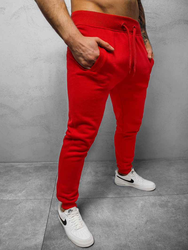 Herren Sporthose Rot OZONEE JS/XW01Z