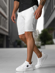 Herren Chino Shorts Weiß OZONEE DJ/4400