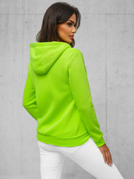 Damen Kapuzenpullover Grün-Neon OZONEE JS/W03Z