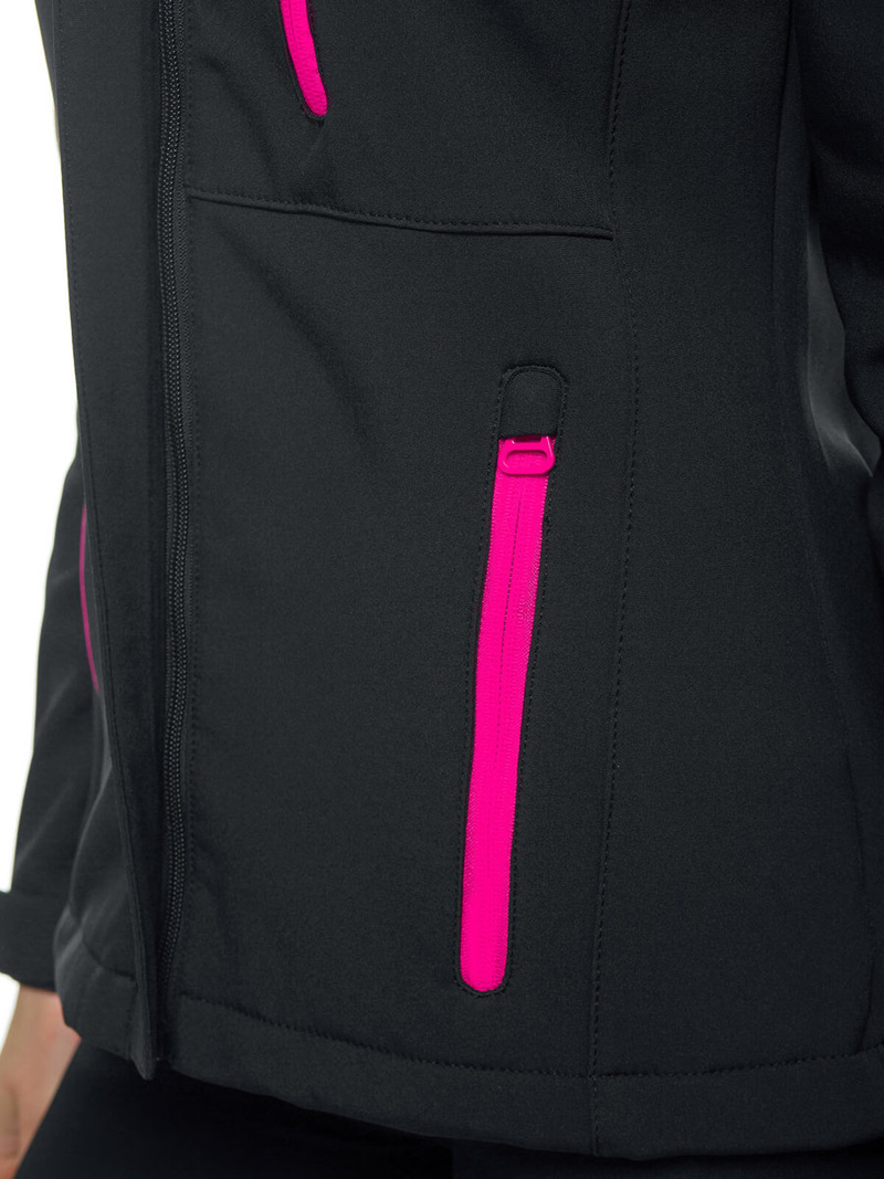 Damenjacke Softshell Schwarz OZONEE JS/HH028/1
