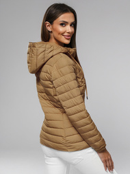 Damen Jacke Dunkelbeige OZONEE JS/16M9103/84