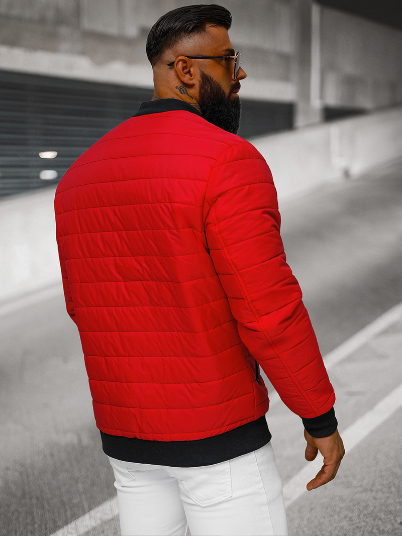 Herren Jacke Rot OZONEE JS/MY02Z