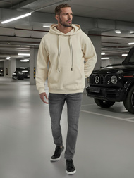 Herren Kapuzenpullover Ecru OZONEE O/G3065