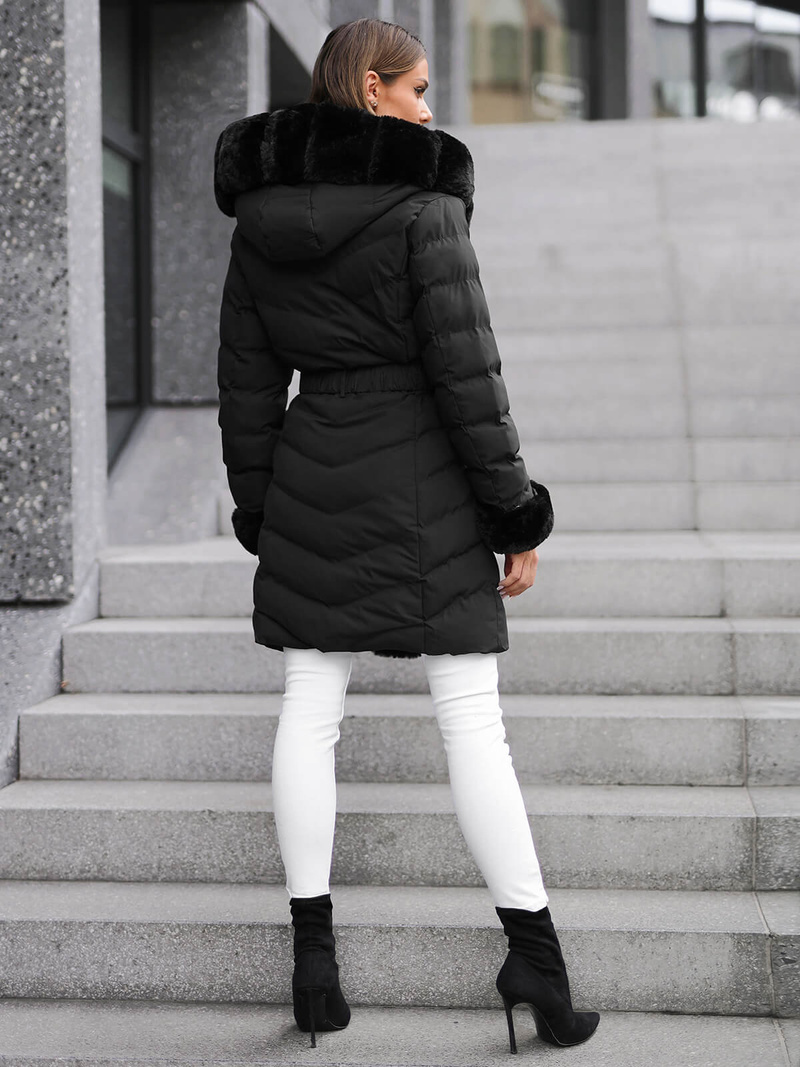 Damen Jacke Schwarz OZONEE JS/5M3156/392