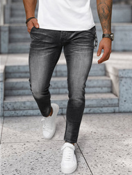 Herren Jeanshose Schwarz OZONEE NB/MP0091N