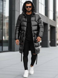 Herren Winterjacke Schwarz OZONEE O/M3205Z