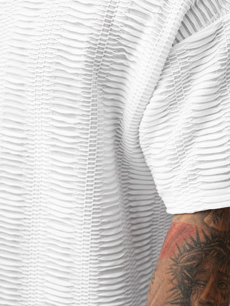 Herren T-shirt Weiß OZONEE O/B1149