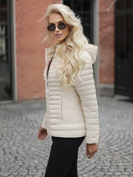 Damen Jacke Ecru OZONEE JS/11Z8228Z