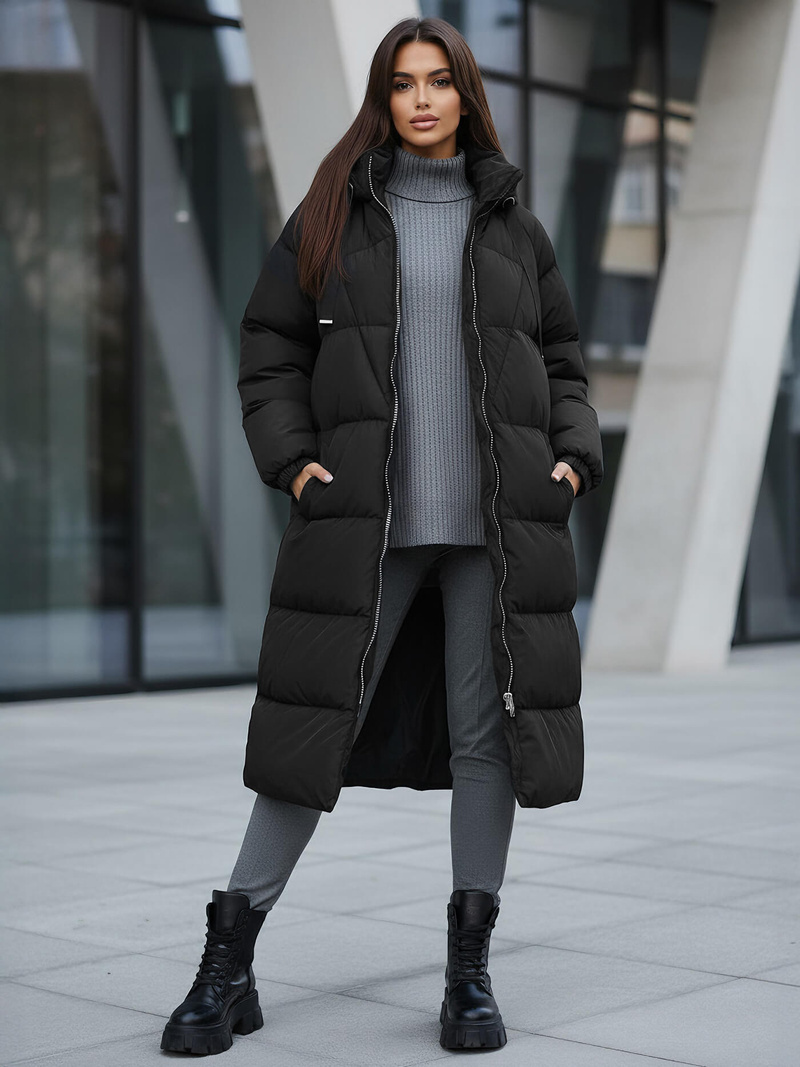 Damen Jacke Schwarz OZONEE JS/5M3163/392Z