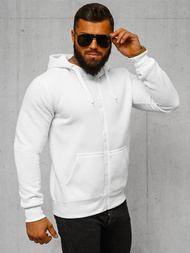 Herren Kapuzenpullover Weiß OZONEE JS/2008Z