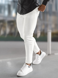 Herren Chino Hose Ecru OZONEE O/P4049Z