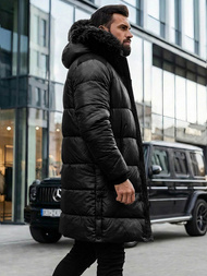 Herren Winterjacke Schwarz OZONEE O/M800Z