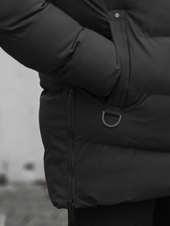 Herren Winterjacke Schwarz OZONEE N/7330Z