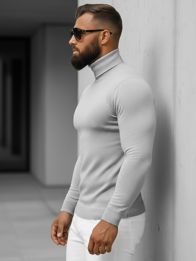 Herren Pullover Grau OZONEE NB/MMB600/2