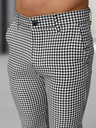 Herren Hose Schwarz-Weiß OZONEE DJ/5531Z