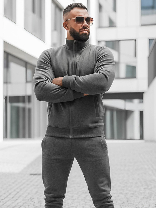 Herren Sportanzug Anthrazit OZONEE JS/68C10385/5