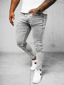 Herren Jeanshose Grau OZONEE O/2358/2