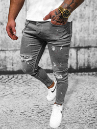 Herren Jeanshose Anthrazit OZONEE O/MB459