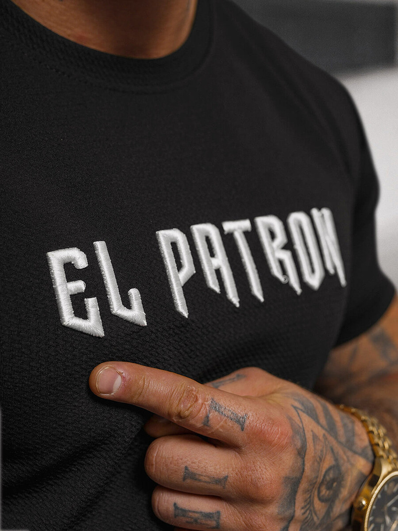 Herren T-shirt Schwarz OZONEE O/T7283