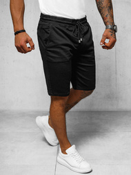 Herren Chino Shorts Schwarz OZONEE NB/MP0266N