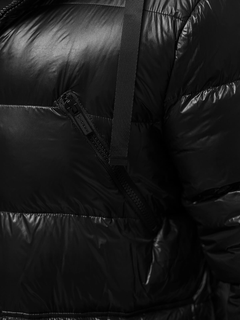 Herren Winterjacke Schwarz OZONEE O/M3205Z