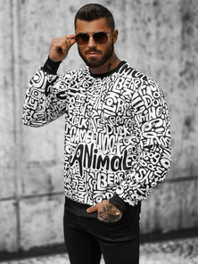 Herren Sweatshirt Weiß OZONEE JS/8B1131/1