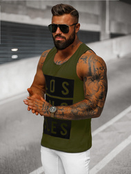 Herren Tank Top Grün OZONEE O/T105/29