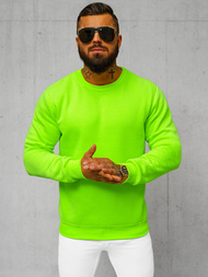 Herren Sweatshirt Grün-Neon OZONEE JS/2001-10Z