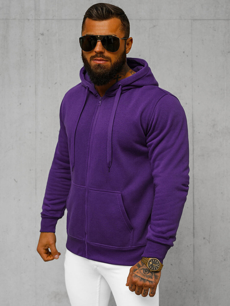 Herren Kapuzenpullover Violett OZONEE JS/2008Z