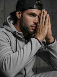 Herren Sportanzug Grau OZONEE JS/8C1966/2