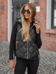 Damen Weste Schwarz OZONEE O/5M3235/392