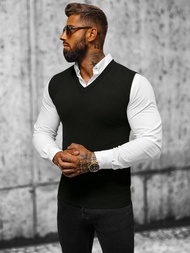 Herren Pullover Schwarz OZONEE NB/MM6005/4Z