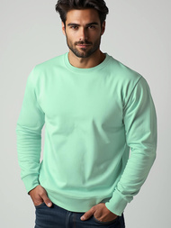 Herren Sweatshirt Mintgrün OZONEE JS/2001-10Z